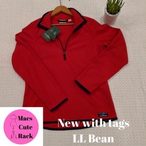 NWT LLBean Soft Brushed Fitness Fleece